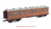 39-861 Bachmann LNWR 50ft Arc Roof Composite Corridor M&GN Brown
